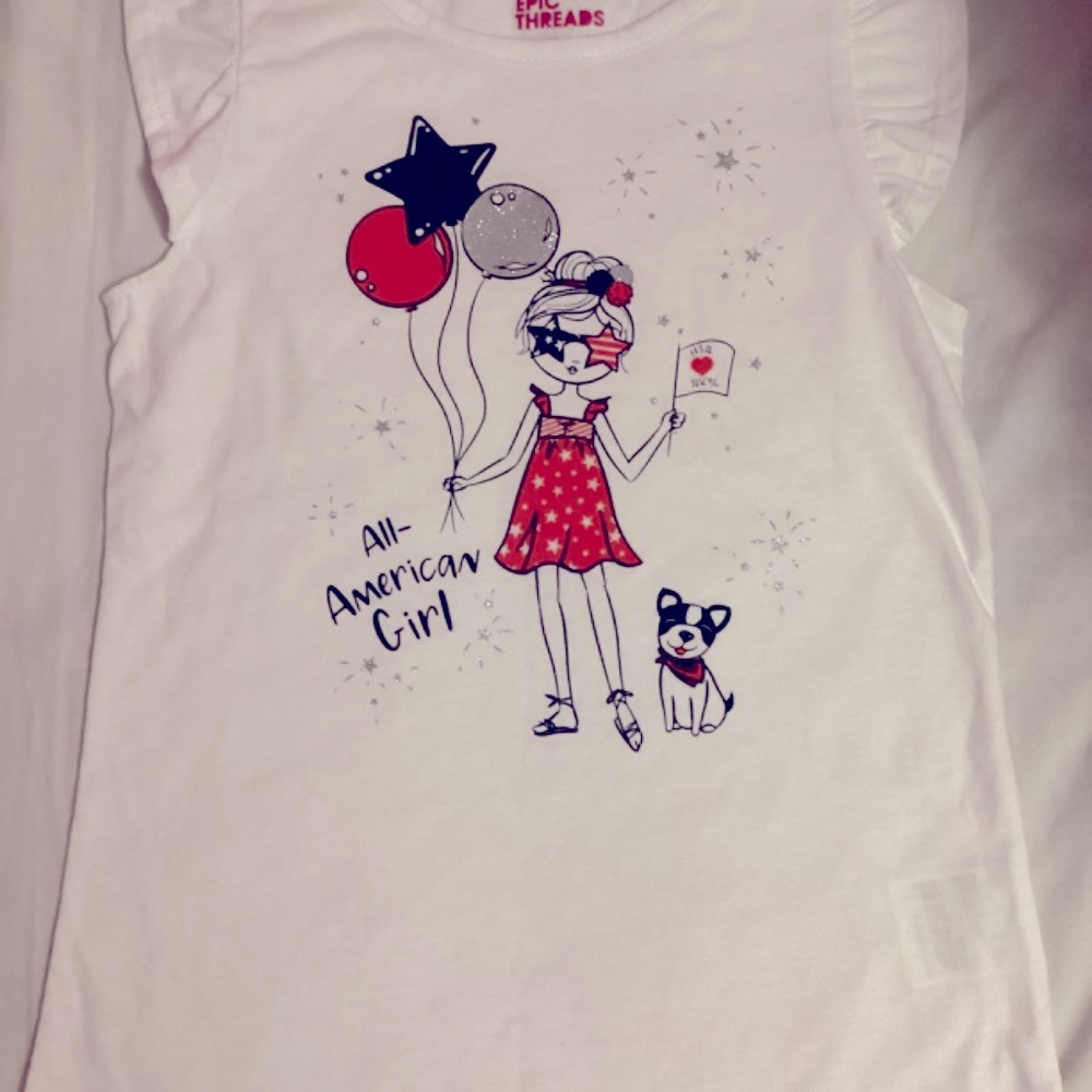 All American Girl Blouse and Skirt Set
